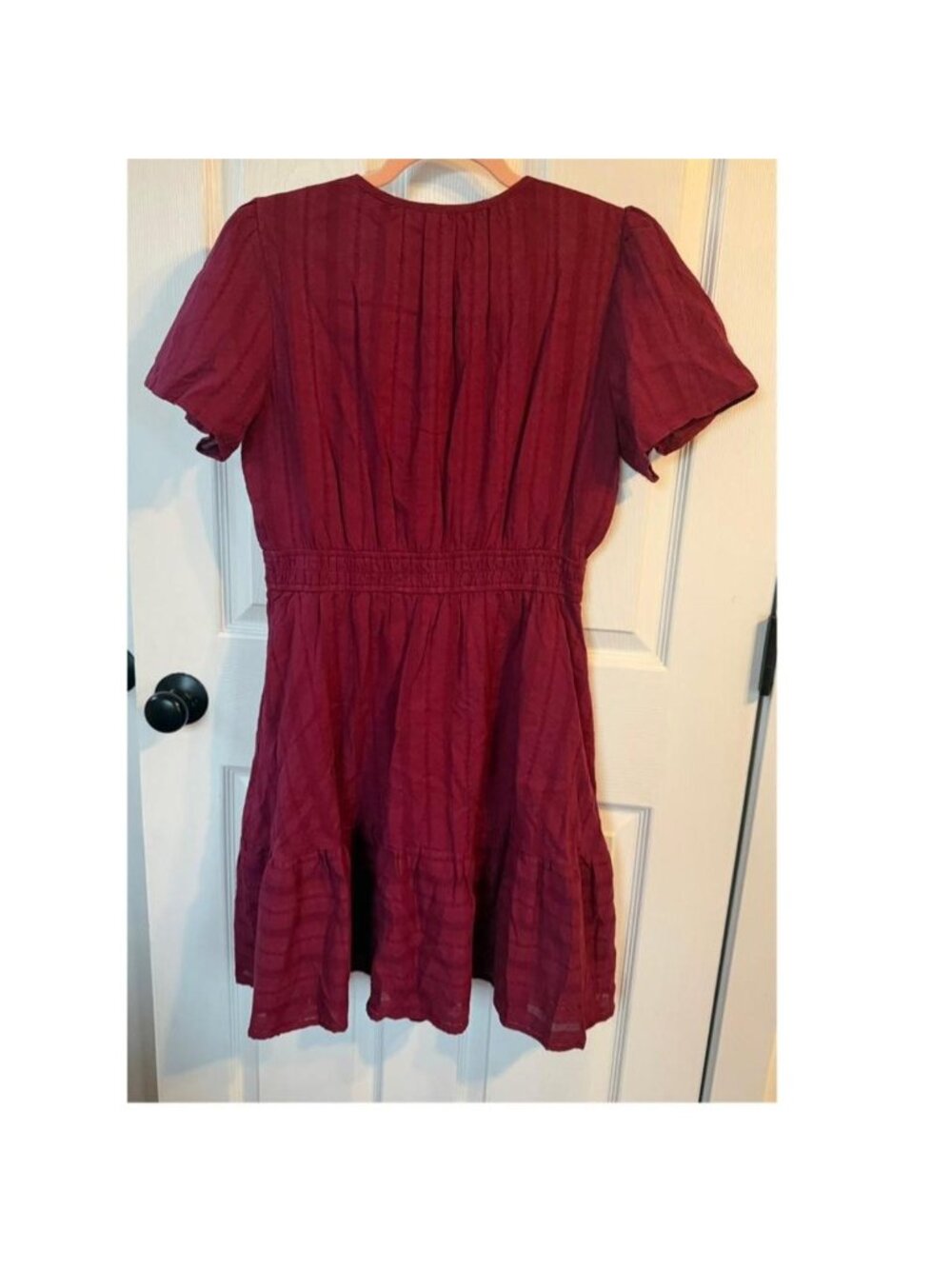 (Not nwt; updating pics) Boho Coquette Cottage Core Mini Dress Short Sleeve & Po - Picture 4 of 4